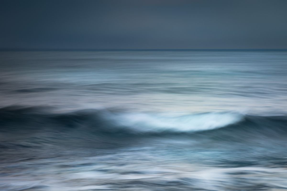 Hebridean Harmony - Large Minimalist Seascape by Lynne Douglas