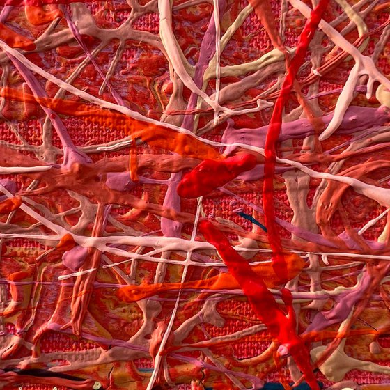 Scarlet Dreams- triptych
