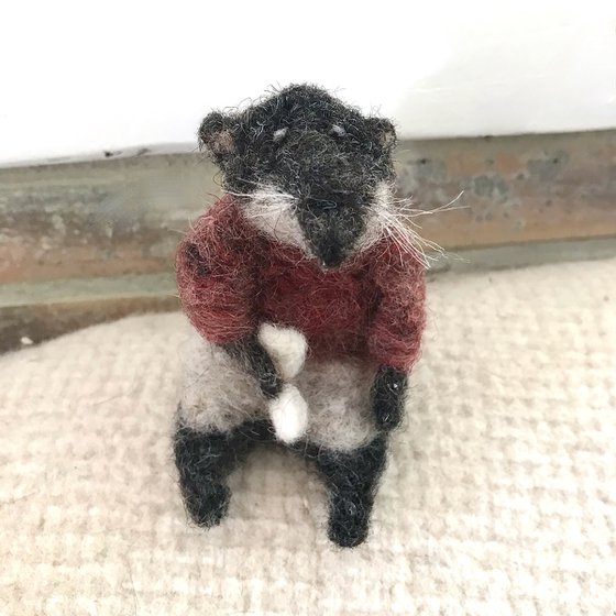 Felted wool Architect shrew