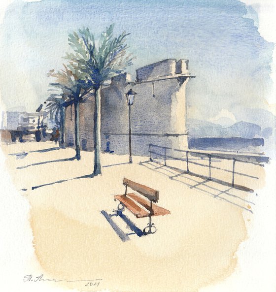 Summer day in Antibes