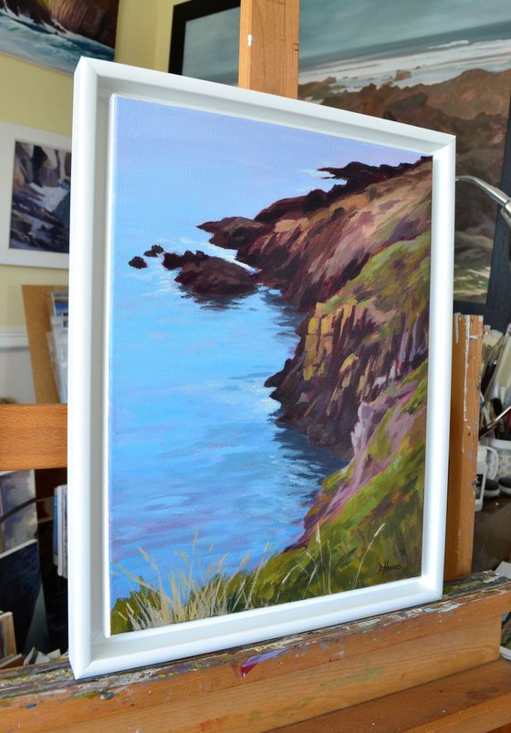 Walk to Swanlake Bay Acrylic painting by Dawn Harries | Artfinder