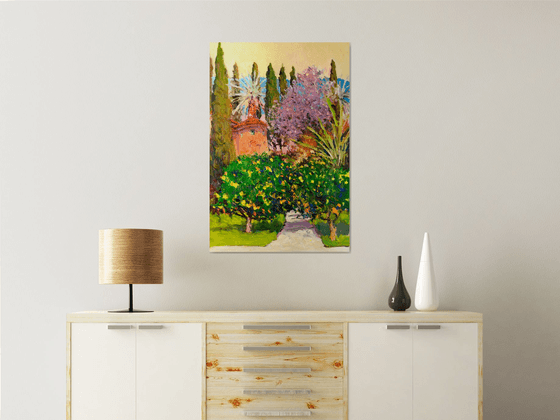 Park with Lemon Trees