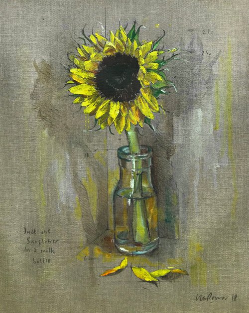 Sunflower still life by Luci Power