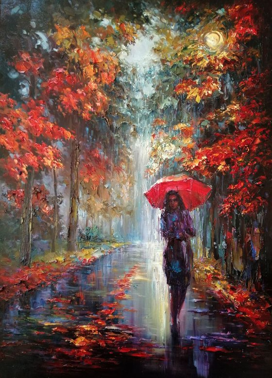 "Rain in the park" by Artem Grunyka