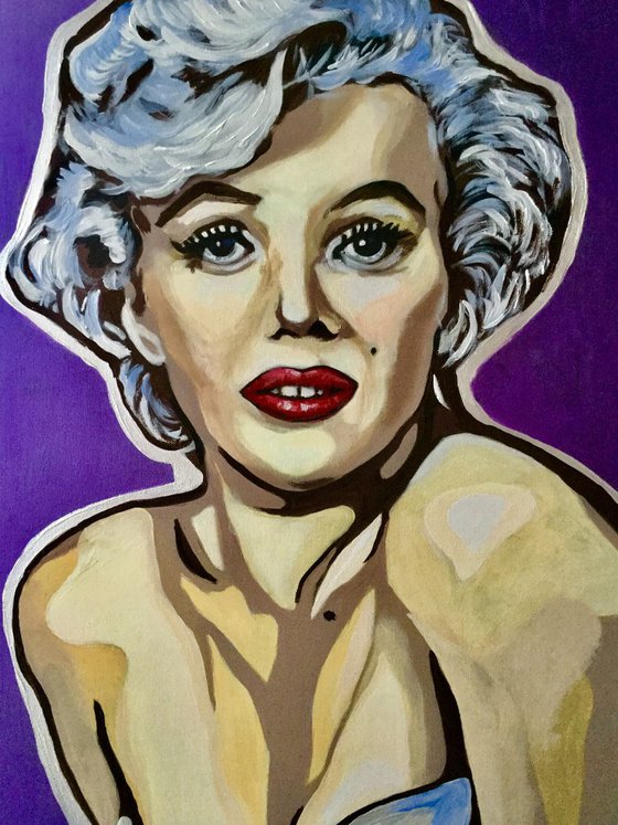 Marilyn Monroe. 50% OFF SALE. Goddess of Hollywood. Movie star. MODERN URBAN ART OFFICE ART DECOR HOME DECOR GIFT IDEA