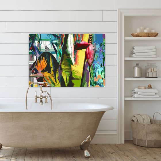 JUNGLE | ORIGINAL DIGITAL PAINTING GICLÉE ON CANVAS, EDITION OF 7 PIECES