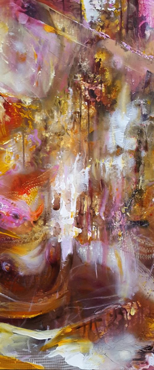 LATE AUTUMN AND A GREAT DESIRE TO LOVE ORIGINAL LARGE MINDSCAPE DREAMSCAPE BY KLOSKA by Kloska Ovidiu