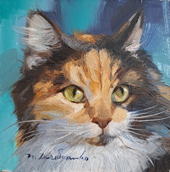 Custom cat portrait