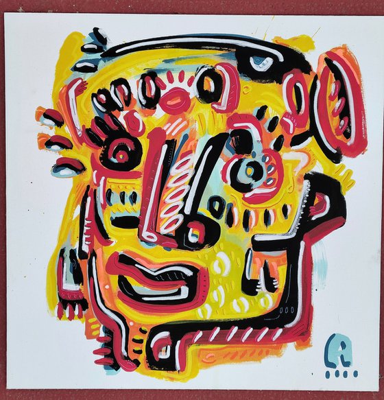 CRAZY FACE 60x60cm