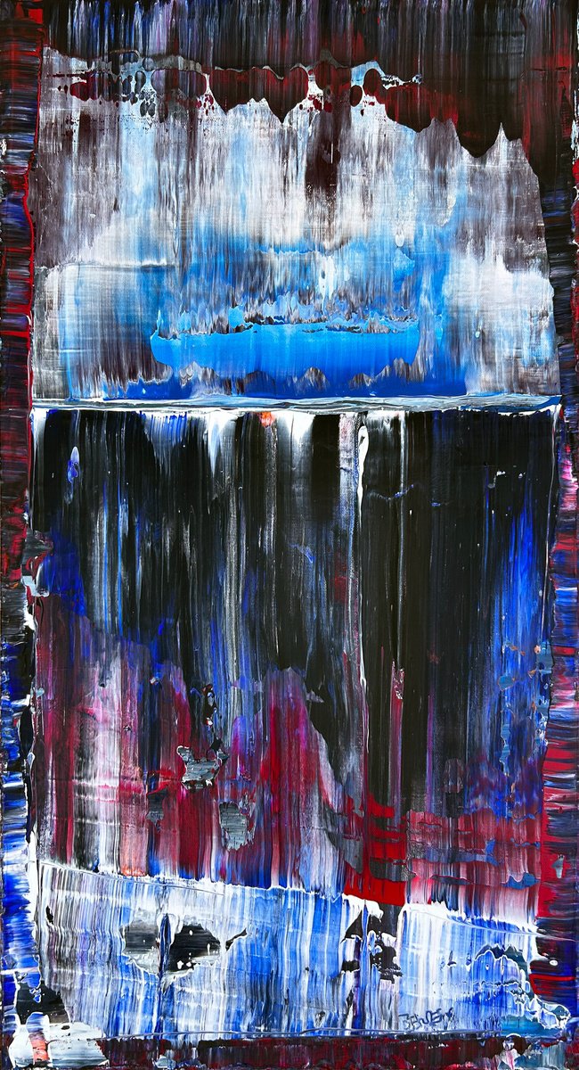  Cold As Ice By Preston M. Smith (Pms), 16 X 30, Artwork For Sale On Artfinder