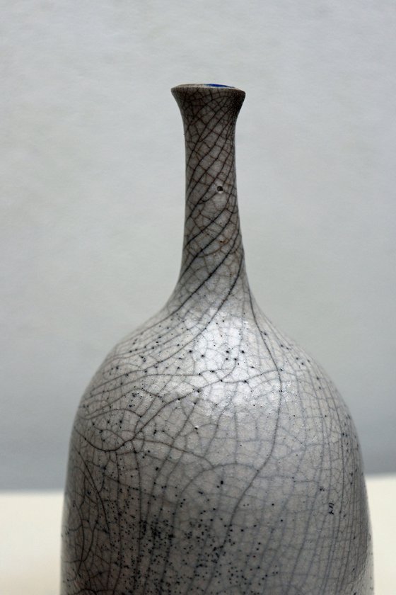 Raku vessel.