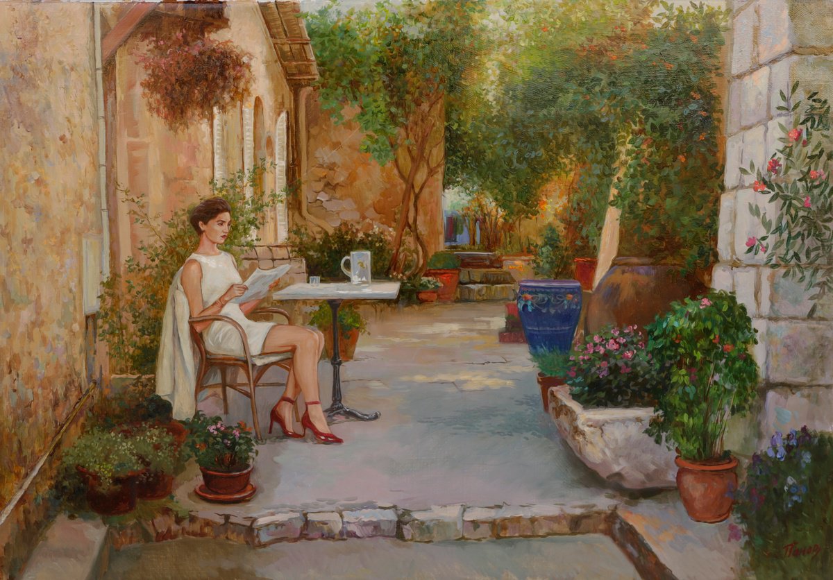 Italian courtyard by Eduard Panov