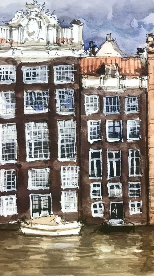 Dutch Buildings of Amsterdam by Joseph Peter D'silva