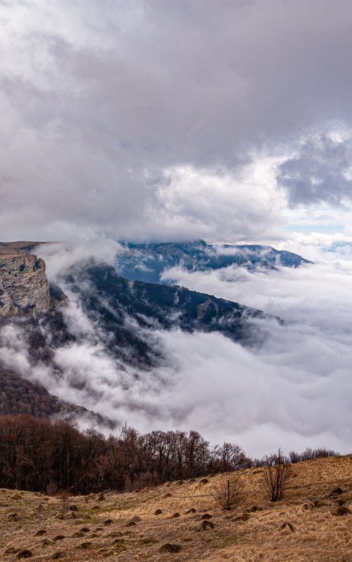 Clouds on a mountain plateau by Vlad Durniev