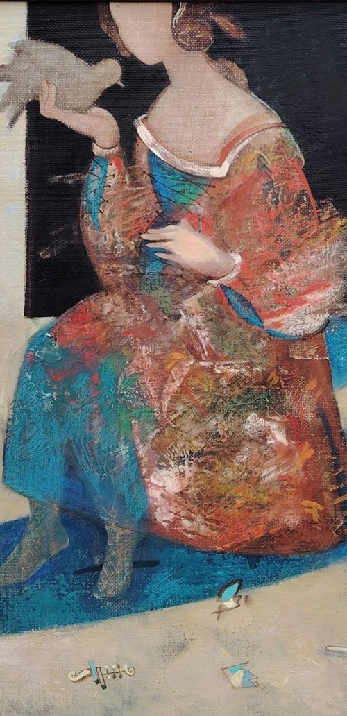 "Woman in red" by Andrei Kriukov