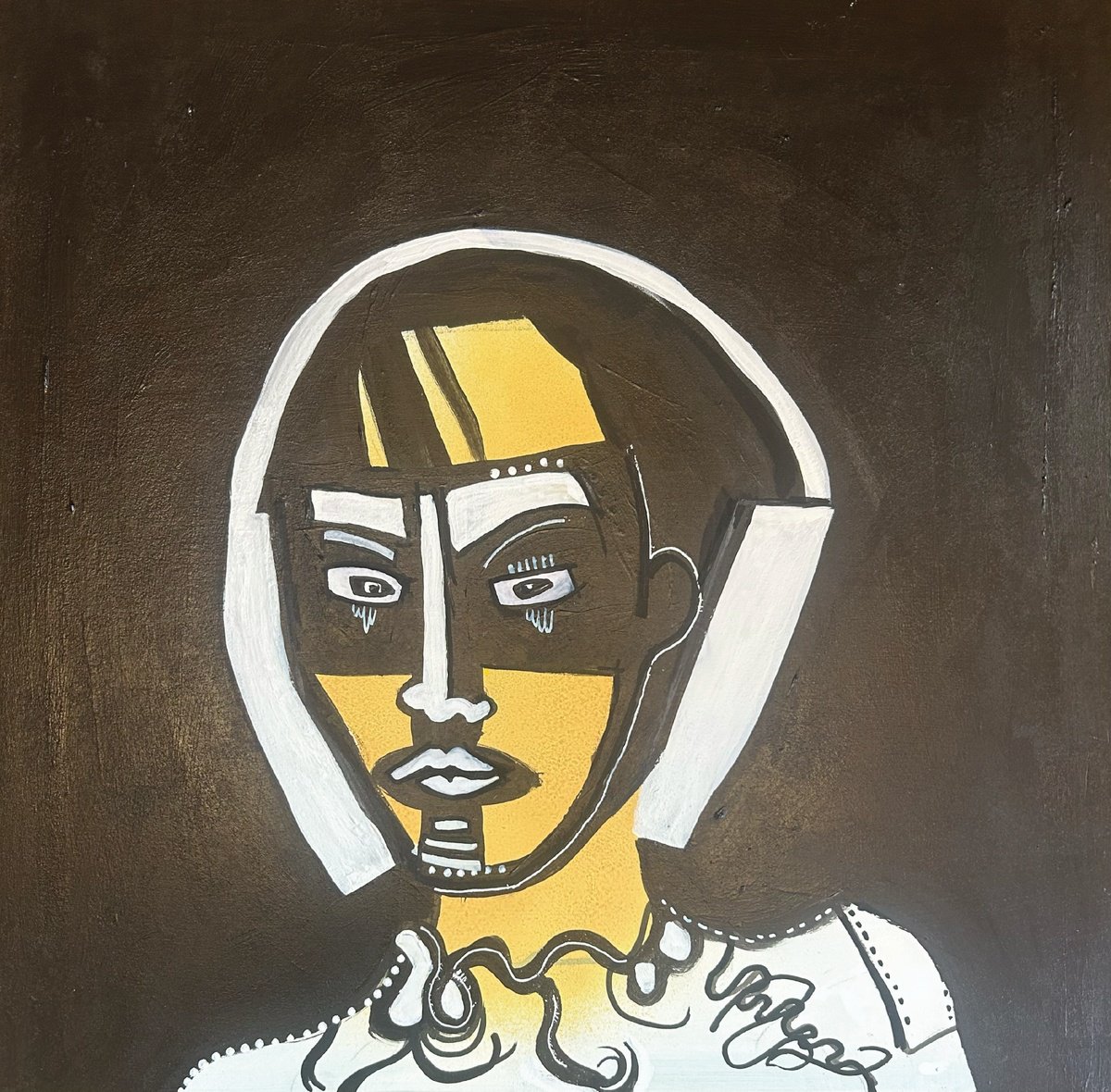 Painting , Stella By Georgia Sawers, 20 X 20, Artwork For Sale On Artfinder