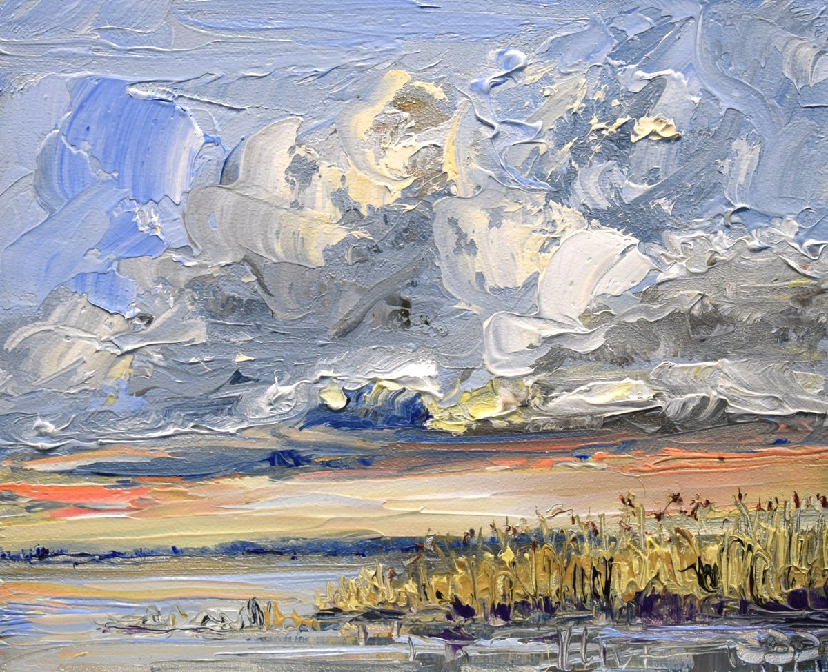Magic Sky By Sonja Brussen, 8 X 7, Artwork For Sale On Artfinder