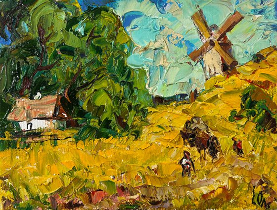 Noon in the village