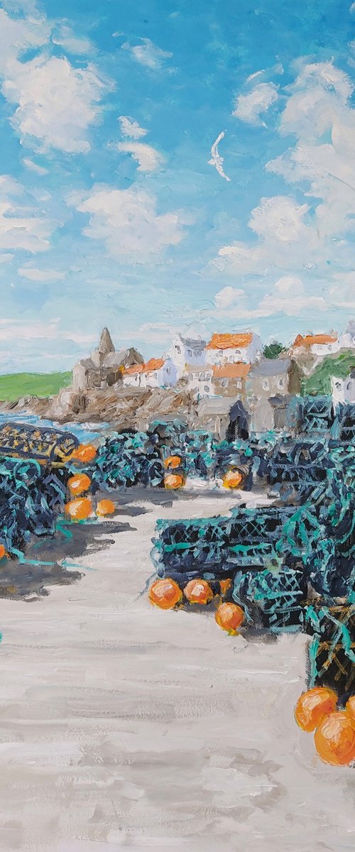 st monans harbour scene #2 by Colin Ross Jack