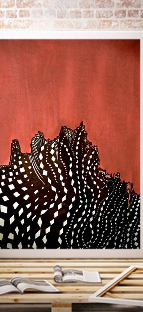 Roots #2 (164 x 112 x 0,1 cm) by Riccardo Ticco Capparella