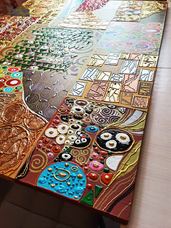 Tree of Life. Klimt abstract