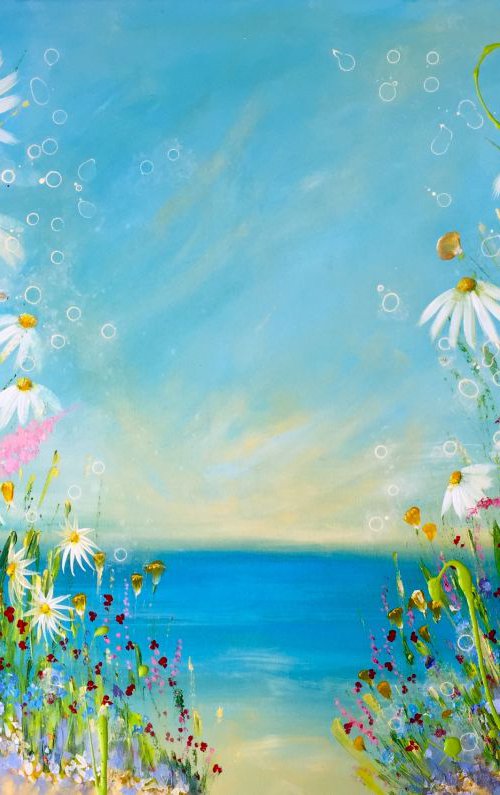 Forget-Me-Not by the Sea by Emma Sian Pritchard