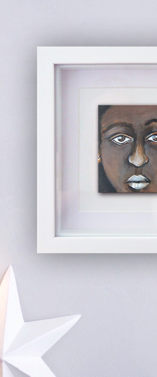 Imaginary Friends #32 (Framed and ready to hang) by Carolynne Coulson