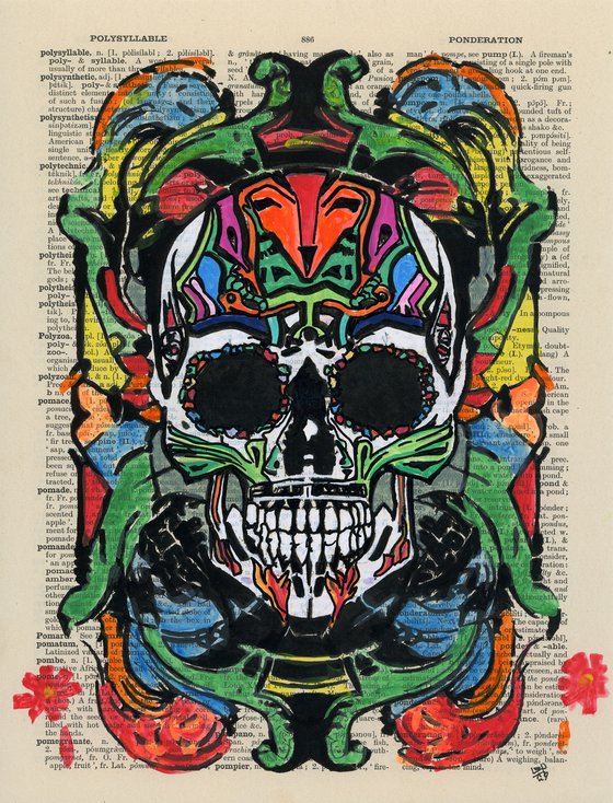 Dia de Las Brujas Skull 6