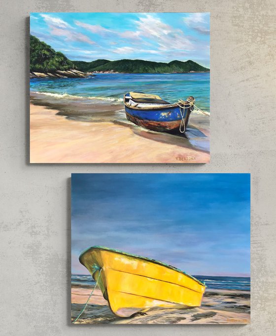 Summer Escape (Set of 2 Paintings)