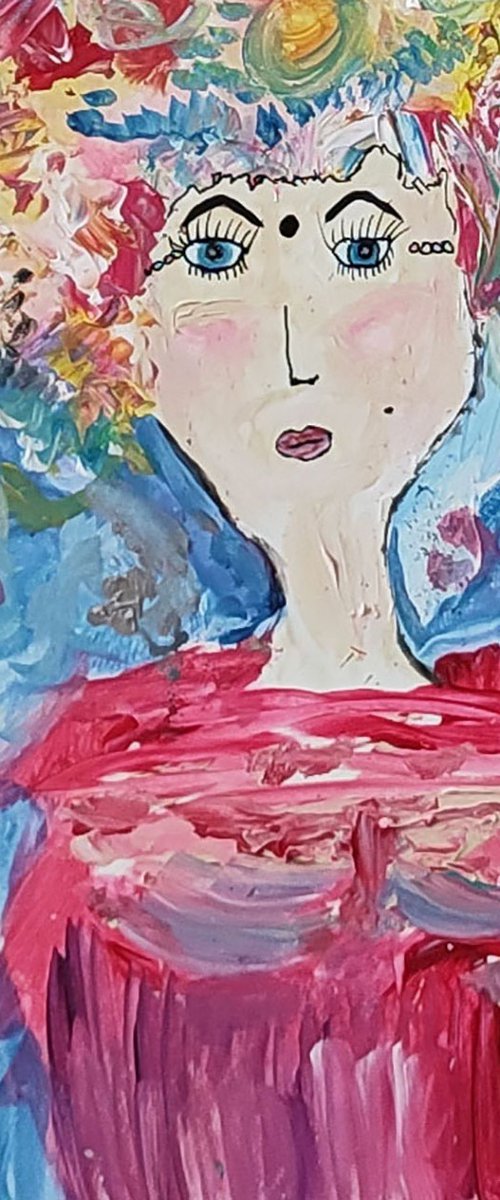 La dame en rouge by ÂME SAUVAGE