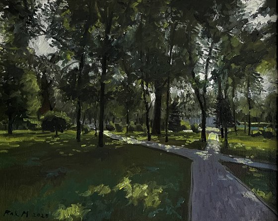 In the summer park