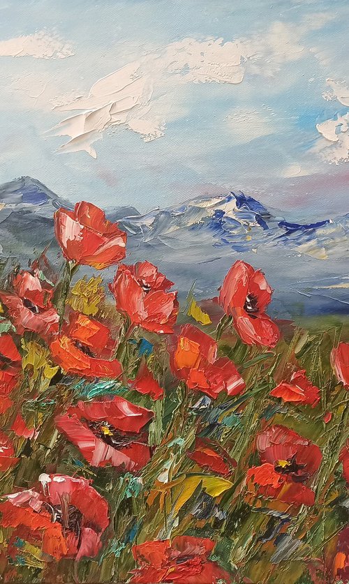 Field of poppies by Anush Emiryan