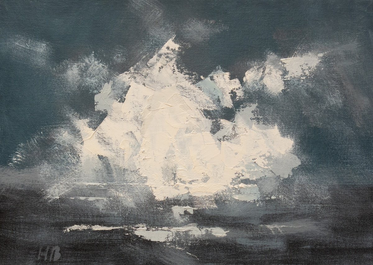 Impressionistic Landscape Oil Painting By Hal Bohner, 18 X 14, It