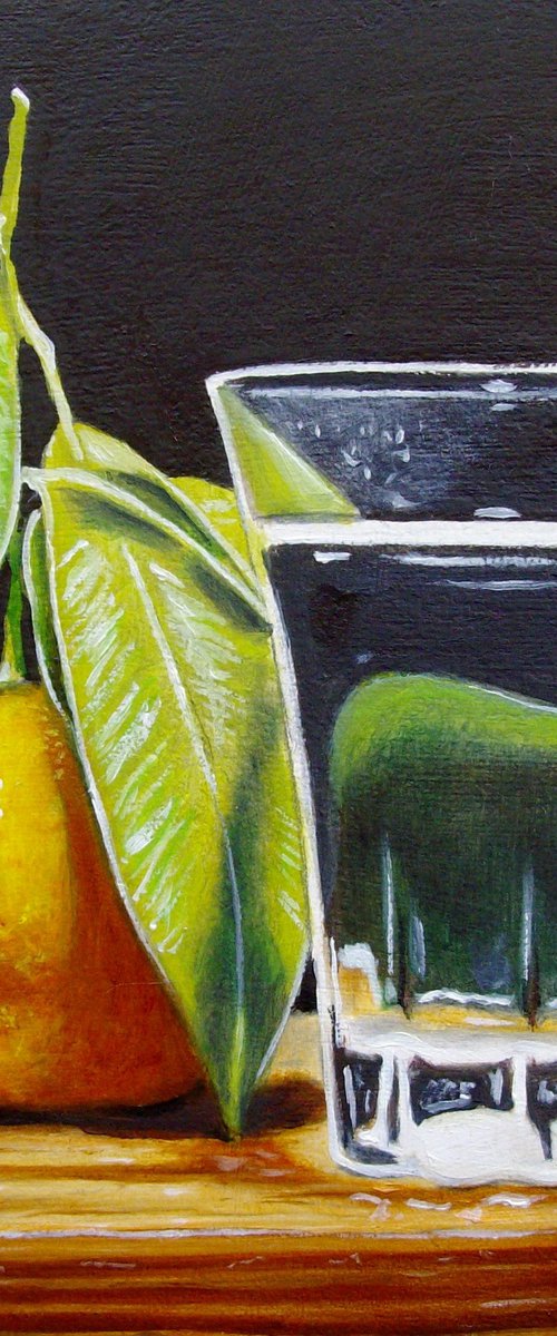 Clementine glass by Jean-Pierre Walter