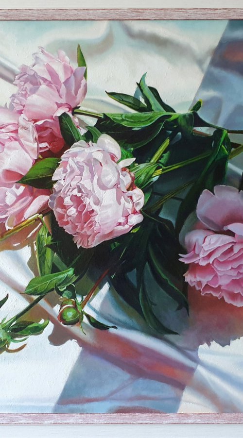 "Flowers harvested at noon."   peonies flower 2020 by Anna Bessonova (Kotelnik)