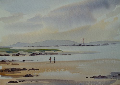 Dublin Bay from Clontarf by Maire Flanagan