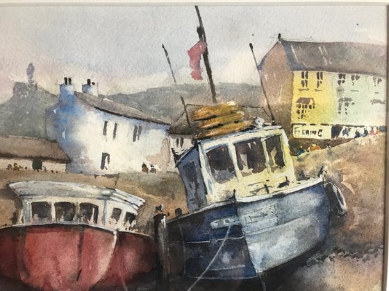 3 boats, Tenby