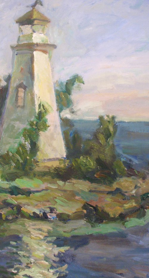 Northern lighthouse by Oleksa Chornyi