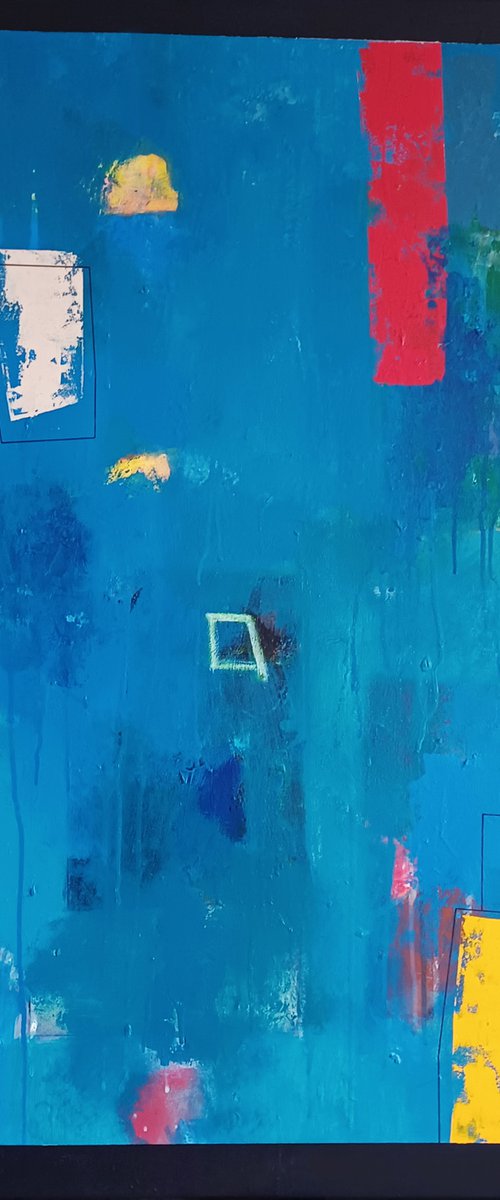 Blue composition II by Luis  Medina