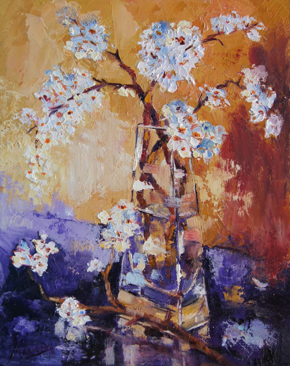 Almond Blossom by Marion Hedger