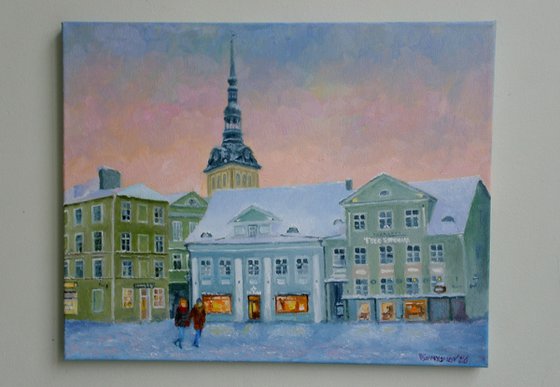 Winter Tallinn, Town Hall Square