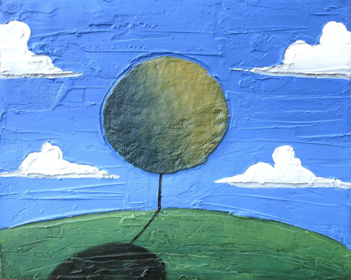 Photorealistic Landscape Acrylic Painting By Stuart Wright, 20 X 16", Eden The Original, Original Artwork