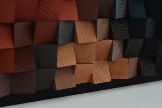 Wooden art "The Lovers"
