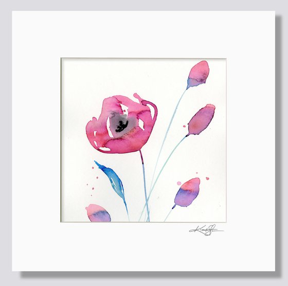 Enchantment 10 - Flower Painting by Kathy Morton Stanion