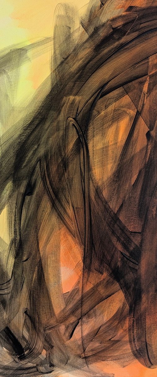 Abstract composition by Simon Sağlamoğlu