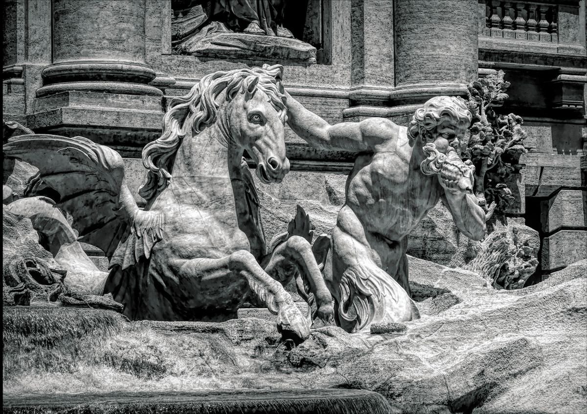 Trevi Fountain by Martin  Fry