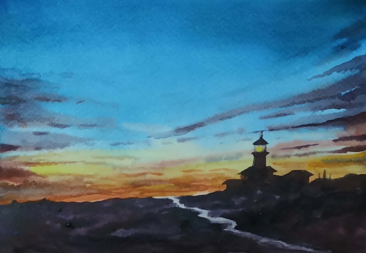 Evening Lighthouse by Samiran Sarkar