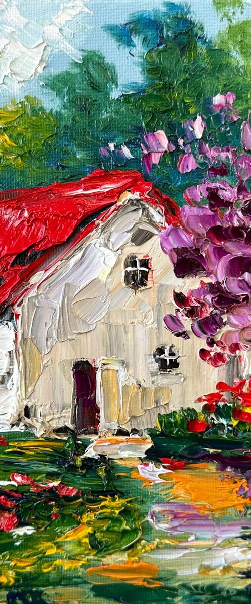 House in the village by Oksana Fedorova