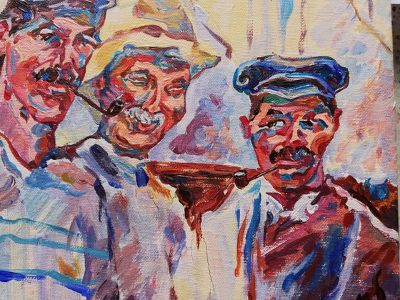 Sailors Taking a Break