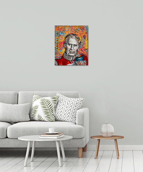 King Charles III- Pop art